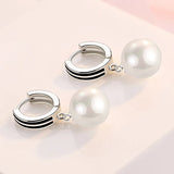 Freshwater Pearl 925 Silver Earrings - Wedding Gift