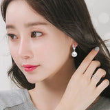 Freshwater Pearl Silver Earrings Wedding Gift