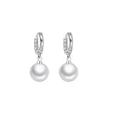 Freshwater Pearl Silver Earrings Wedding Gift