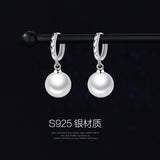 Freshwater Pearl Silver Earrings Wedding Gift