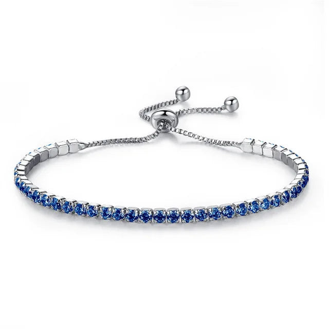 Clear Crystal Zircon Bracelet for Women Adjustable Bracelet Jewelry