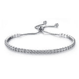 Clear Crystal Zircon Bracelet for Women Adjustable Bracelet Jewelry