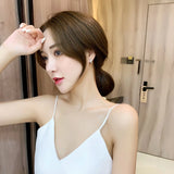 Zircon Inlaid Circle Hoop Earrings for Women