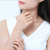 Love Arrow Zircon Bracelet 925 Sterling Silver Jewelry