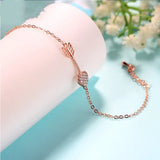 Love Arrow Zircon Bracelet 925 Sterling Silver Jewelry