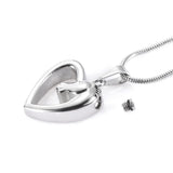 Horse In My Heart Stainless Steel Memorial Urn Necklace
