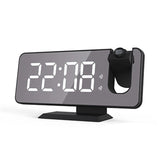 LED Digital Alarm Clock with Time Projection