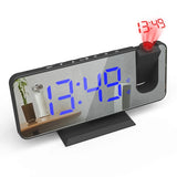 LED Digital Alarm Clock with Time Projection