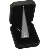 LED Jewelry Box Rings Box with LED Light Engagement Wedding Rings Case Boxes
