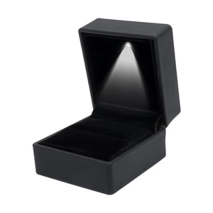 LED Jewelry Box for Ring Necklace Gift Case Storage