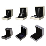 LED Light Jewelry Display Storage Case Holder