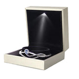 LED Light Jewelry Display Storage Case Holder