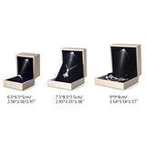 LED Light Jewelry Display Bracelet Necklace Ring Box Storage