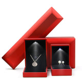 LED Light Ring Necklace Bracelet Holder Jewelry Storage Box