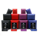 LED Light Ring Necklace Bracelet Holder Jewelry Storage Box