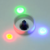 360 Rotating LED Light Solar Jewelry Display Stand Showcase