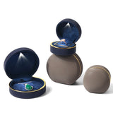 LED Light Wedding Ring Pendant Box Jewelry Display Storage