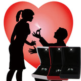 LED Lighted Earring Ring Box Jewelry Display