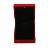 LED Necklace Box Red Jewelry Display Wedding Gift