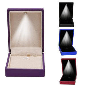 LED Necklace Box for Jewelry Display Wedding