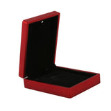 LED Necklace Box Red Plush Pendant Case Wedding Gift