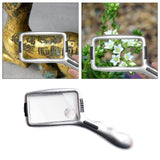 LED Lighted Reading Magnifying Glass, 3X/10X, Dimmable