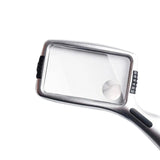 LED Lighted Reading Magnifying Glass, 3X/10X, Dimmable