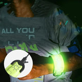 LED Luminous Armband Bracelet USB Rechargeable Safety Wristband