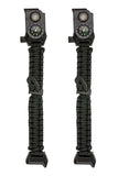Outdoor Survival Bracelet LED Multi-Tool Whistle Compass