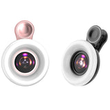 LED Selfie Ring Light for Phone HD Macro Dimmable Beauty Ringlight
