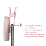 LED Selfie Ring Light for Phone HD Macro Dimmable Beauty Ringlight
