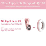 LED Selfie Ring Light for Phone HD Macro Dimmable Beauty Ringlight