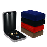 LED Velvet Jewelry Box for Ring Necklace Earring Jewelry Set