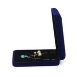 LED Velvet Jewelry Box for Ring Necklace Earring Jewelry Set
