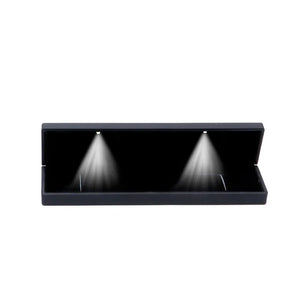 LED Velvet Long Boxes Necklace Display Case
