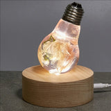 LED Wood Light Display Base for 3D Resin Art