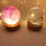 LED Wood Light Display Base for 3D Resin Art