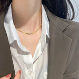 Hiphop Stainless Steel Necklace For Women Silver Braided Choker