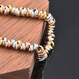 Punk Stainless Steel Rose Silver Bracelet for Women Jewelry Gift