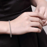 925 Silver Beads Chain Bracelet for Women