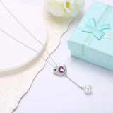Bird Necklace Pendant Chain S925 Silver Animal Jewelry For Women Girls