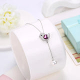 Bird Necklace Pendant Chain S925 Silver Animal Jewelry For Women Girls