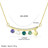 Colorful Beads Pendant Necklaces Crystals From Austria For Women