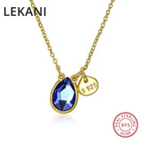 Austrian Crystal Beads Necklace Fine Jewelry S925 Silver Chain Collar