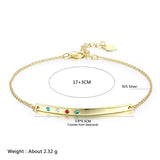 Austria Chain Bracelet with Crystals S925 Silver for Women