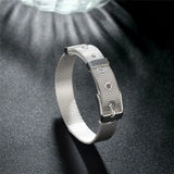 925 Sterling Silver Bracelet 14mm Chain Bangle for Men