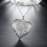 Heart Tree Of Life Pendant Necklace 925 Sterling Silver Jewelry