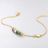 S925 Silver Plated Geometric Charm Bracelet for Women