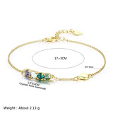 S925 Silver Plated Geometric Charm Bracelet for Women
