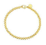 925 Silver Bead Chain Bracelet Women's Jewelry